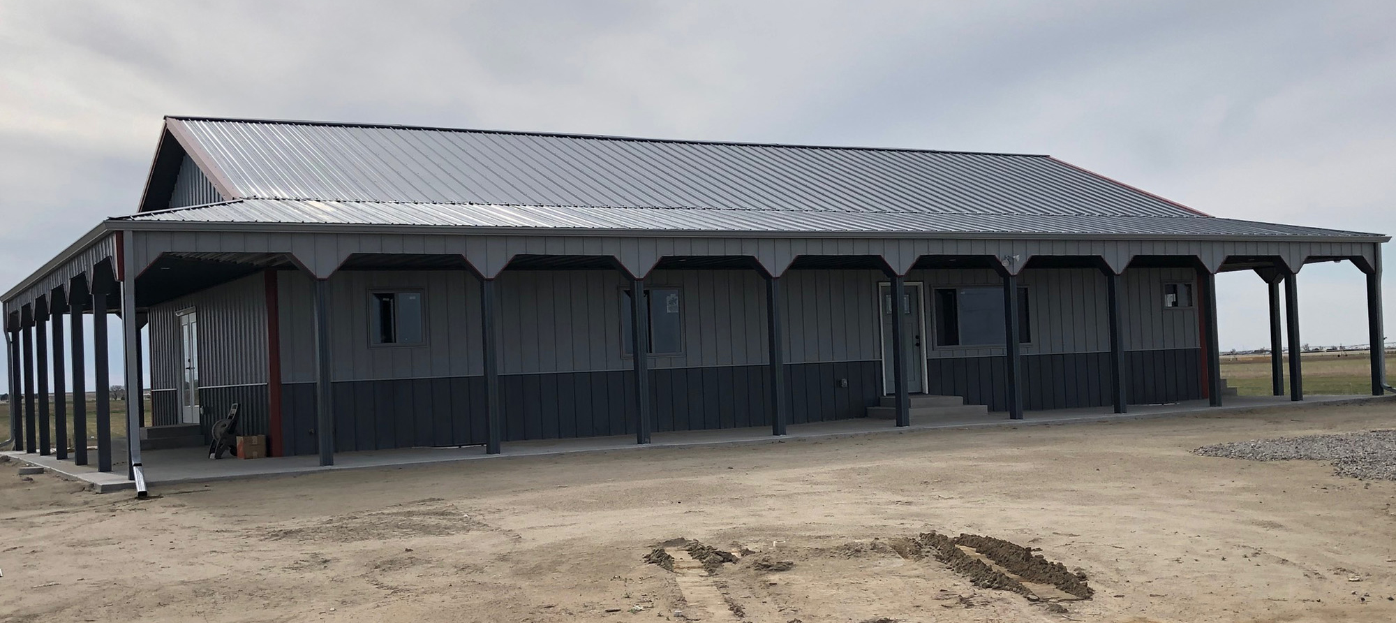 Fat Puppy Construction featured project of a post frame barndominium
